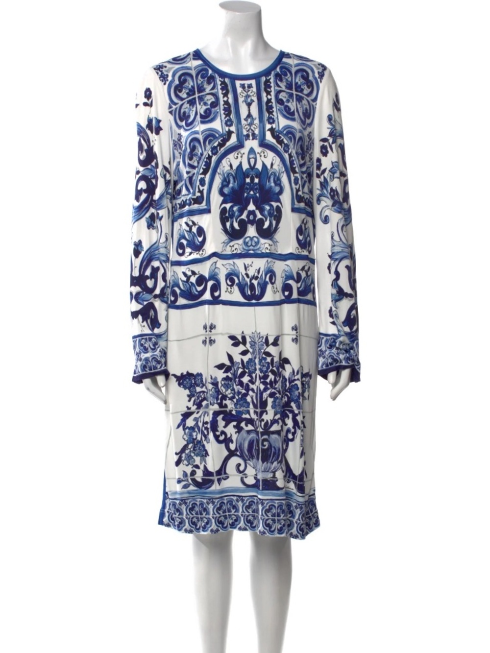 Dolce&Gabbana Majolica print dress